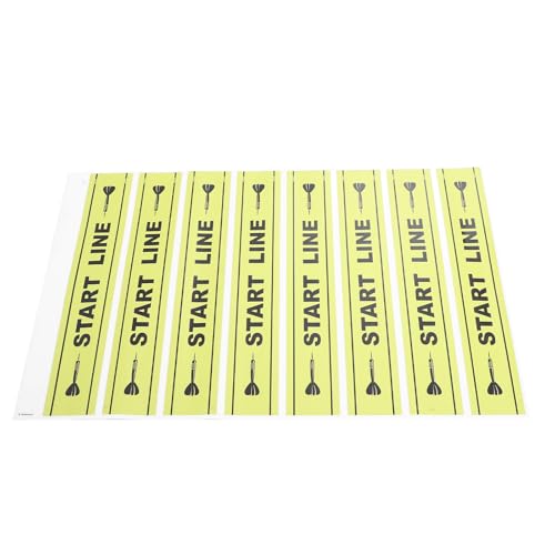 Healvian Línea Dardos 60x10 Cm Marcador de Suelo para Juegos Interiores y Exteriores Accesorio de Juego Duradero y Actividades de Ocio