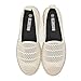 Imagen de GLAMORA Alpargatas Mujer Caladas Slip On Punto Transpirable Zapato Plano Ligero Flexible Suela Goma Efecto Esparto Crochet Puntera Cerrada Comodo Verano Sin Cordones bg-40