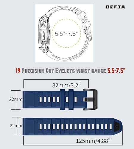 Image of 22mm Watch Band for Garmin fenix 8 47mm 5 6 fenix 7 sapphire solar band Quick Fit 22 Watch Bands for Garmin Watch Forerunner 965 955 epix gen 2 47mm Strap Comfort for Men Women