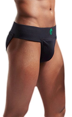 Image of Omtex Cotton Neo Supporter, Men's Large (Black)