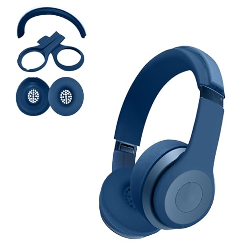 Coque silicone Beats Solo 4 Adhiper 3-en-1 lavable bleu pour une protection quotidienne optimale