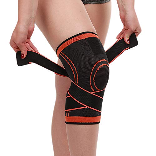 Joelheira, Romacci Joelheiras de basquete joelheiras esportivas com bandagem e protetor respirável d