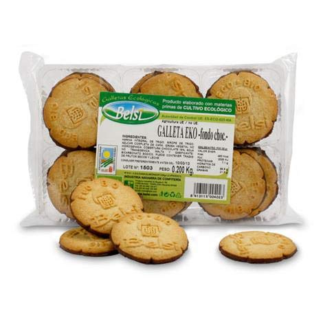 GALLETAS EKO con fondo de chocolate 200g BIO VEGAN Cover