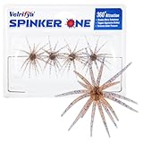 Tentacle Creature Lure, Japanese Style Soft Plastic Baits for Bass Fishing - for Drop Shot, Wacky Rig/Neko Rig and Finesse, Slow Sinking, Soft Bait by Velrifya (07-Smoky Shrimp, 2.7-INCH)