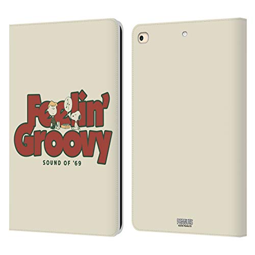 Ya en manzanajugosa.com: Head Case Designs Licenciado Oficialmente Peanuts Schroeder Snoopy Groovy - Snoopy Woodstock 50º Carcasa de Cuero Tipo Libro Compatible con Apple iPad 9.7 2017 / iPad 9.7 2018