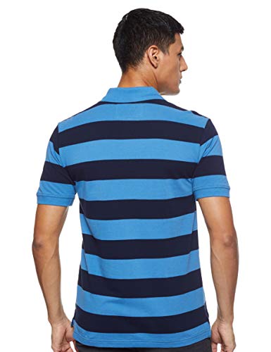 Image of Jockey Men's Regular Fit Half Sleeved Classic Striped Polo T-Shirt