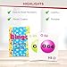 MR CHIPS Professional Plastic Coated Bingo Cards - Deck of 75 Playing Calling Colorful Reusable for Games on The go!