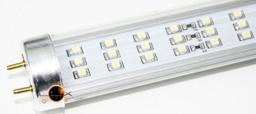 Tube LED T8 600 mm 8W transparent pour lumière douce salon