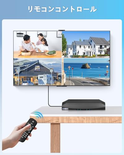 4K 800万画素 8台セット POE防犯カメラシステム 商品画像8
