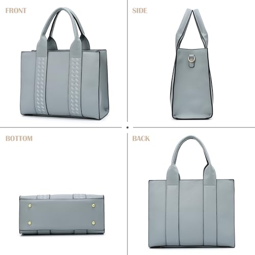 Image of DMICXEL Tote Bag Crossbody Purses for Women Shoulder Handbag PU Leather Top Handle Satchel Bags