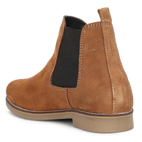 Image of Kraasa Men's Chelsea Boots for Men, Premium Vegan Leather, Fashion Ankle, Modern Casual, Smart Casual & Formal Footwear