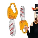 Generisch Kettensäge Attrappe |1*pcs Halloween Blutige Rostige Elektrische Kettensäge | 40,5x12x3.2cm Leichtes Werkzeug Deko Für Spiel Theater Cosplay Kinder Garten Landschaftsgestaltung