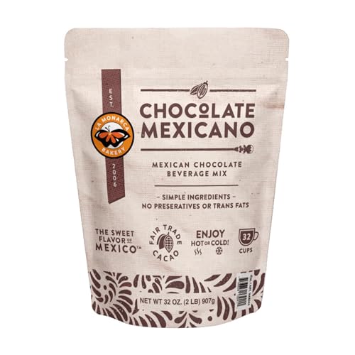 Mexican Hot Chocolate, 32 Ounce (2lb), Authentic Mexican Style Hot