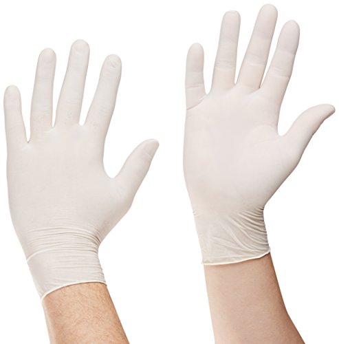 Guantes de latex con polvo talla 8 - 9, 100 unidades