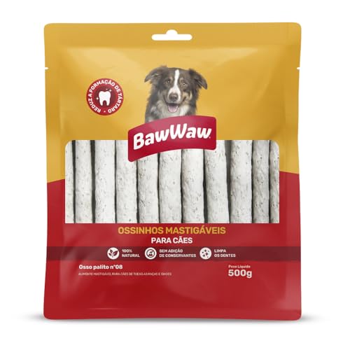 Osso Palito Baw Waw para cães nº08 500g