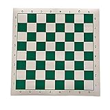 KASCLINO Tournament Chess Mat, PU Leather Tournament Roll Up Chess Board, Chess Rollable Chessboard, Lightweight & Non Slip, Chess Mat for Kids and Adults(Size:34.5cm)