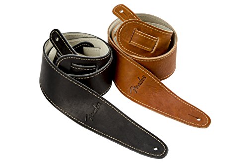 Fender Ball Glove Sangle en cuir pour Guitare – Noir - Les Beatles, Paul McCartney, John Lennon, RIngo Starr, George Harrison Fender Ball Glove Sangle en cuir pour Guitare - Noir – Image 3