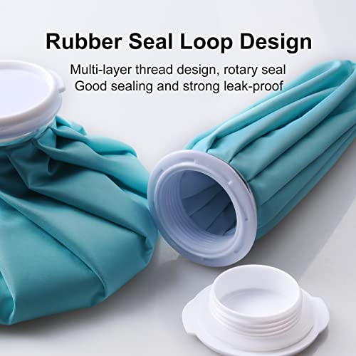 Fythao Hot Water Bottle Rubber With Soft Pocket Cover, Ice Bag For Injuries Reusable 11" #TOP2