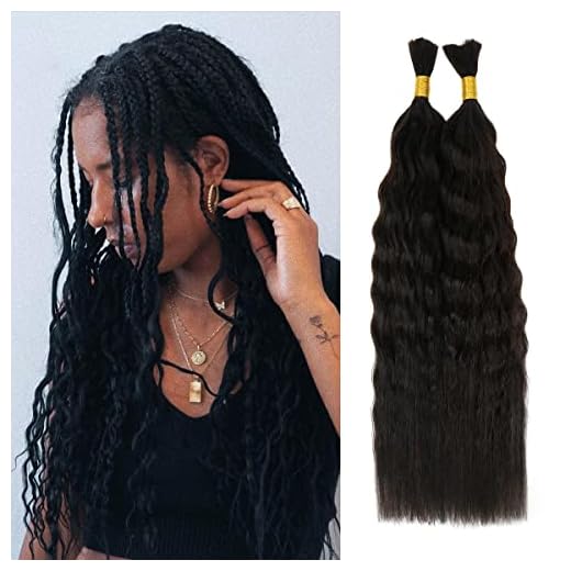 Starlet Micro Braiding Hair Human Bulk Hair Wet and Wavy Super Bulk 20 Inch 200g (2Pack-4Bundles) Virgin Human Braiding Hair for Micro Braids Hair No Weft Human Hair Braids Extension (20 Inch (Pack of 2), Super Bulk(NATURAL))