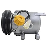 Air Conditioner Compressor AC Compressor Fits for BMW E28 E30 E32 E34 E36 E38, with A/C Clutch, Replaces 64521380155 4528390468 64521386464 64528385713 64528385712 64528391203 64521386948 SS120