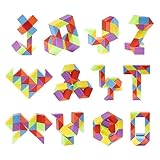 Aubrogo12pcs Fidget Snake Cube Twist Puzzles -Party Favors for Boys 4-8-12 ，Goodie Bags Stuffers, Fillers,Birthday Favors, Classroom School Fidget Toys for Kids, Teens