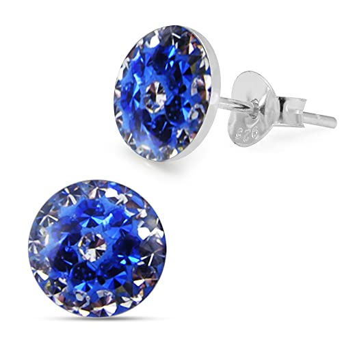 Orecchini a lobo in argento Sterling 925 a forma