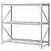 Global Industrial Extra High Capacity Bulk Rack With Wire Decking, Starter Unit, 72"W x 24"D x 96"H