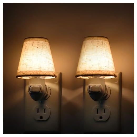 37+ Vintage Kids Room Ideas to Inspire Your Decor 6 LOIWON Vintage Plug in Night Light with Switch, 2-Pack 0.5W LED Night Lights Plug into Wall Socket, Soft Warm Baby Nursery Nightlight with Linen Fabric Lamp Shade for Adult Kids Room Bathroom Hallway