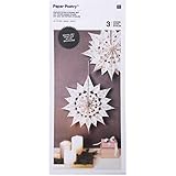  PAPIERTÜTEN STERNE SET, WEISS