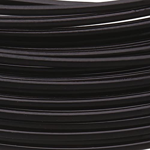 Alambre semicircular negro Elements calibre 18 con acabado impecable de 7 yardas 5