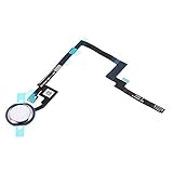 Home Button Key Flex Cable Finger Touch Assembly Replacement Part for Ipad Mini 3 (Silver)