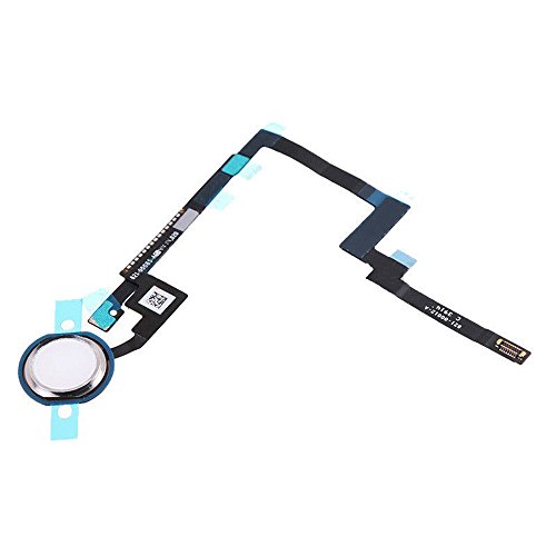 Home Button Key Flex Cable Finger Touch Assembly Replacement Part for Ipad Mini 3 (Silver)