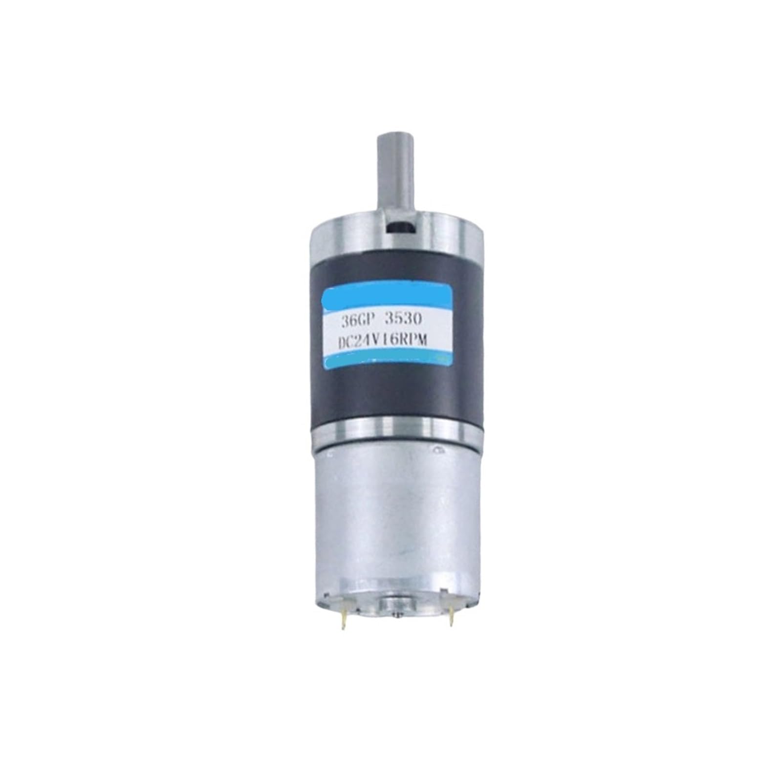Motorreductor planetario de CC 12 V, 10 W, 24, 15, con escobillas carbón 36 mm, MY36GP-3530, diámetro del Eje: 8, 6(6mm,12V 120RPM)