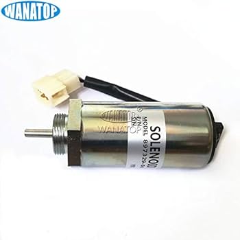 Amazon.com: New 12V Excavator Engine Stop Solenoid 897329
