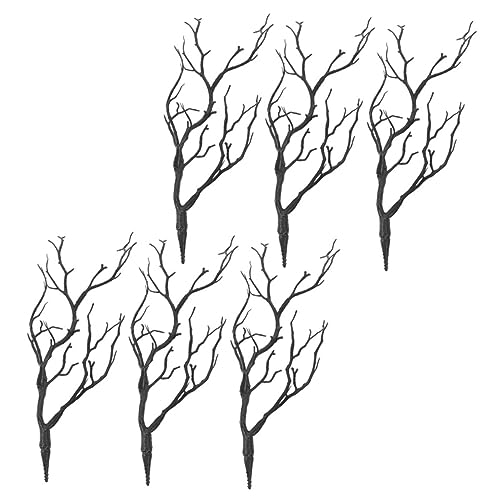 GOOHOCHY6Pcs Artificial Fake Antler Decorative Twigs Branches for Home Decor Vase Filling Crafts and Seasonal Decorations
