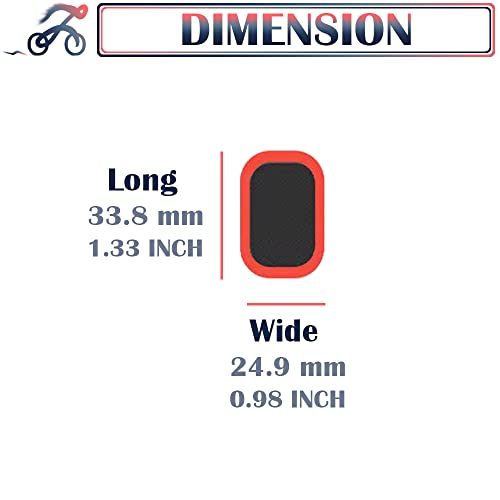 image for WRZBZH 48-Piece Bike Tire Patches Kit, Tyre Tube Rubber Puncture Patch