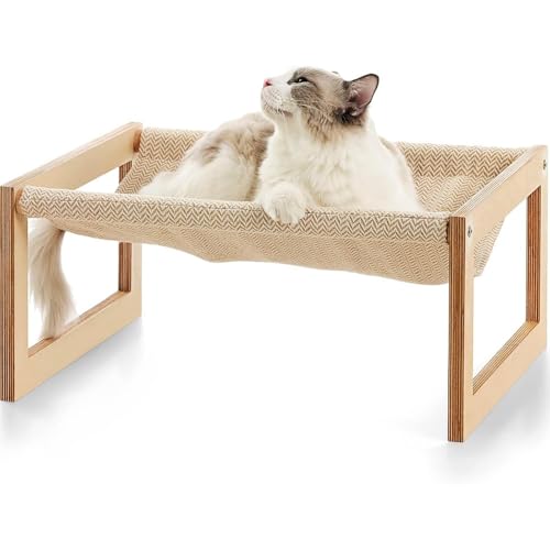 猫 犬 ペット ベッド ハンモック 通気性 猫用 ペット用品 リネン (原木の代金です,52*42CM)