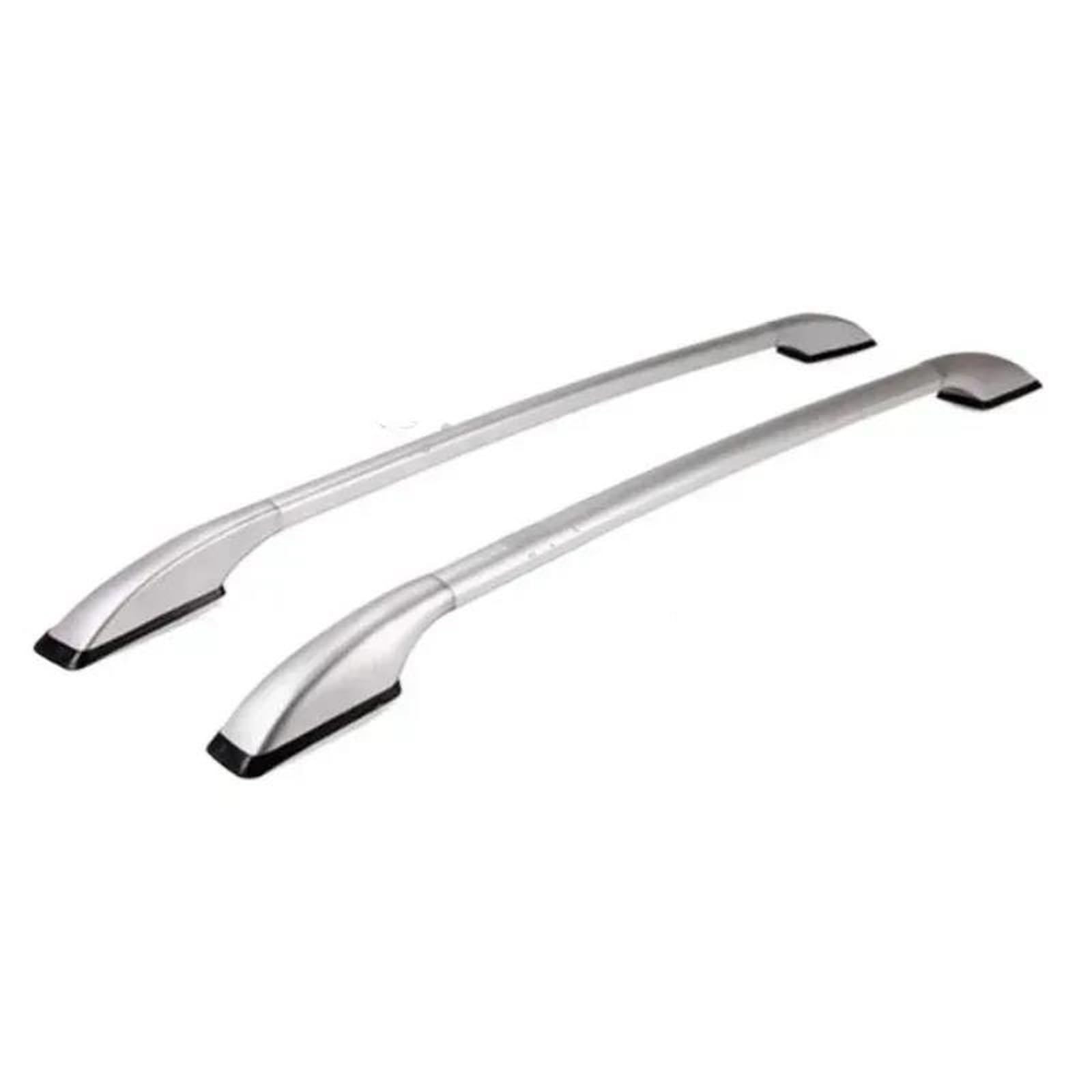 Portaequipajes De Aleación Aluminio para Coche Barra Transversal Superior Caja Guía para Ford para Edge 2009-2012(Plata)