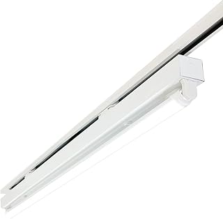 ダクトレール用 LED蛍光灯器具 トラフ型1灯式 照明器具 ダクトレール用ライト ライティングレール照明 LED蛍光灯照明器具 (5台セット, 器具本体のみ)