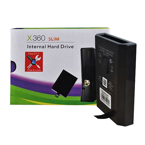 OSTENT Wewnętrzny dysk twardy 500 GB HDD kompatybilny z konsolą Microsoft Xbox 360 Slim