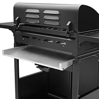 TAINO BASIC 4+1 BBQ Gasgrill Grillwagen Edelstahl-Brenner + Seitenkocher Grill TÜV (BASIC 4+1 Gasgrill) – Ansicht 4