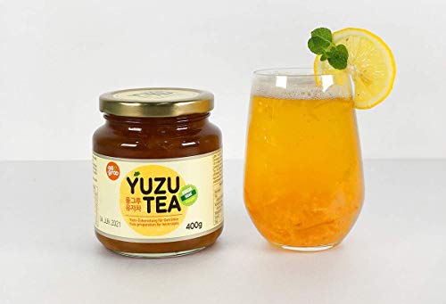 Allgroo Yuzu Tee — Yuzu Zubereitung für Tee oder als Brotaufstrich, vegan und glutenfrei (1 x 400 g)