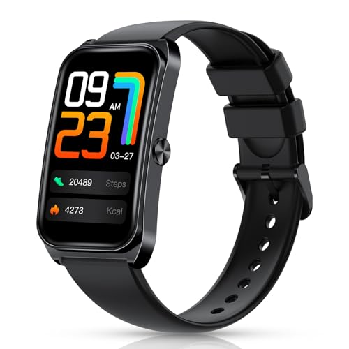 FOSMET FOS10 X}[gEHb` 1.47C` iphoneΉ AhChΉ ȖʃfBXvC IP68h Bluetooth5.3 1000nitPx 100ވȏ̉^[h 24ԌNǗ Mʒm 150+ՂƕՎ