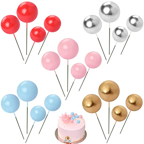 20 pasteles de globo en la parte superior, pastel de cumpleaños en la parte superior, pastel de cumpleaños en la parte superior, productos de decoración para hornear Cover