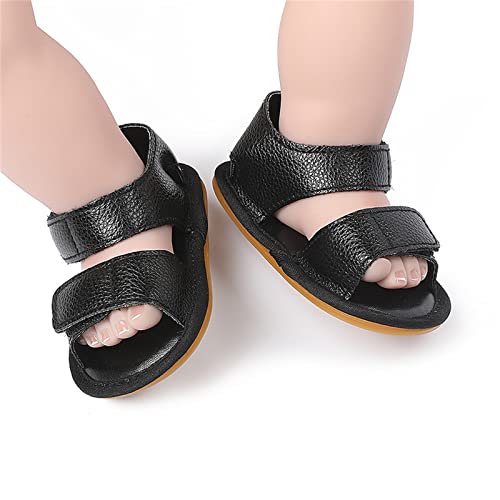 Infant Boys Girls Open Toe Solid Shoes First Walkers Shoes Summer Toddler Flat Sandals Baby Girl Sandals Size 64