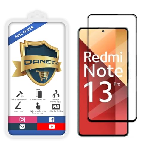 Película De Vidro Temperado Para Xiaomi Redmi Note 13 Pro 4g 5g Filme 3d Full Cover Top