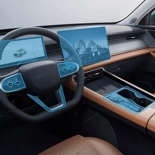 Película protectora para el interior de Chery TIGGO 9 2025 en TPU antiarañazos