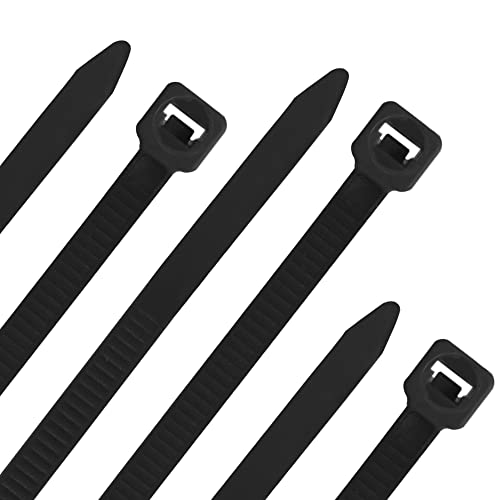 8 Inch 240 Pack Multi-Purpose Black Cable Ties, 40Lb Uv Resistant Nylon Zip Wire Tie, Self-Locking Tie Wraps For Indoor And Outdoor, Multicolored #TOP2