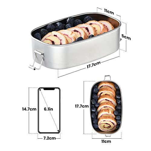 Lunchbox Dailyart Brotdose aus Edelstahl im 2er Set