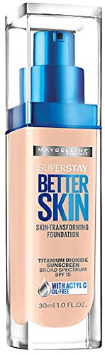 Maybelline New York SuperStay Better Skin Foundation, Ivory 1 oz (Pack of 2)